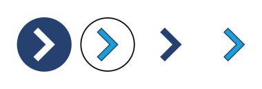 Ok simgesi vektörü. Ok sembolü. Web tasarımınız için ok işareti.