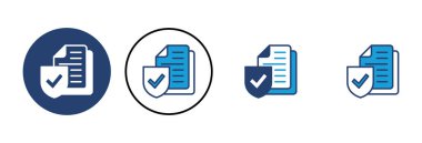 Sigorta ikonu vektörü. sigorta sembolü vektörü