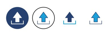 Simge vektörünü yükle. veri simgesi yükle