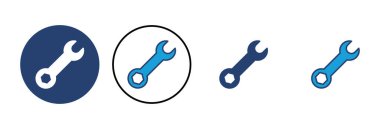 Simge vektörünü kilitle. Simge vektörünü onar. araçlar simgesi vektörü