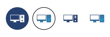 Bilgisayar simgesi vektörü. bilgisayar izleyici simgesi vektörü.