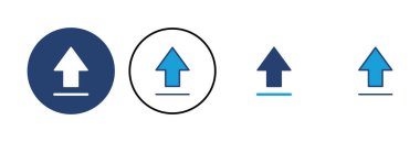 Simge vektörünü yükle. veri simgesi yükle