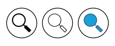 Simge vektörünü ara. Büyüteç simgesini ara