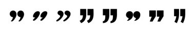 Alıntı simgesi seti. Tırnak işareti sembolü.