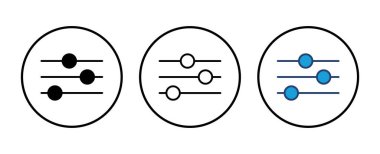 Simge Vektörü Ayarlanıyor. Cog Ayarları Simge Simgesi