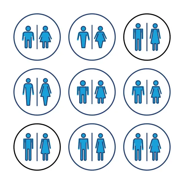 Tuvalet ikonu vektörü. Tuvalet ikon vektörü. Banyo tabelası. wc, tuvalet