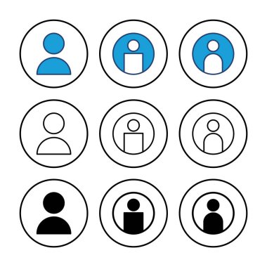 Kullanıcı Simgesi vektörü. İnsan imzası. insanlar simgesi. 