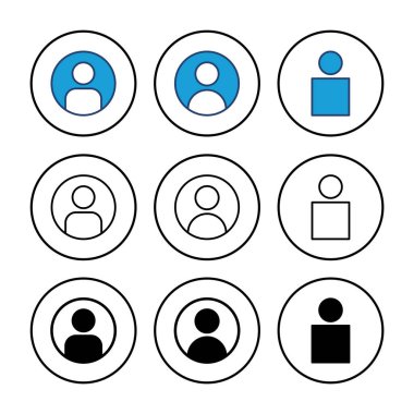 Kullanıcı Simgesi vektörü. İnsan imzası. insanlar simgesi. 