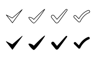 İşaret simgesi ayarlandı. İşaret simgesini işaretle. İşaret işareti vektörü