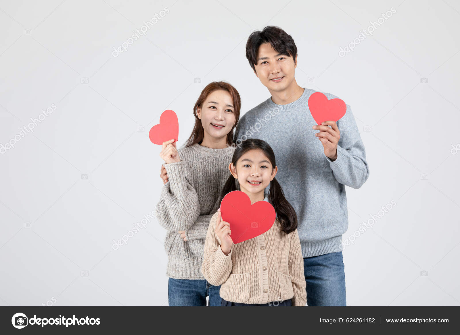 happy korean family