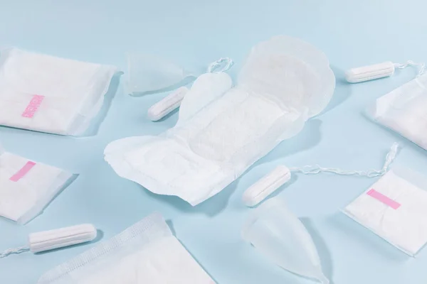 Menstruatie Producten Menstruatie Benodigdheden — Stockfoto