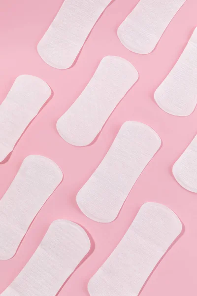 Női Menstruációs Termékek Egészségügyi Betétek — Stock Fotó