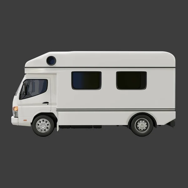 3d graphic rendered image of camping car