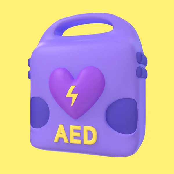 Graphic Rendered Image Defibrillator — Fotografia de Stock
