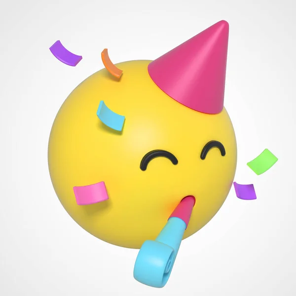 Emotikon Karakter Emoji Selamat — Stok Foto