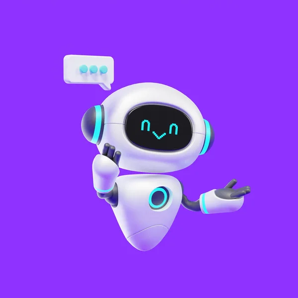 Искусственный Интеллект Робот Чат Концепции — стоковое фото