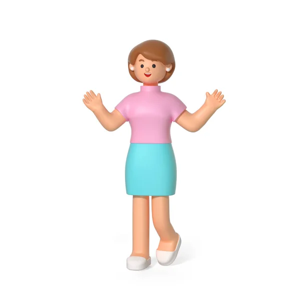 3D家族のキャラクター 母親のコンセプト — ストック写真