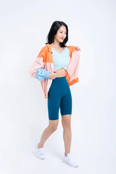 stock image healthy beauty concept photo of korean asian beautiful woman wearing jacket