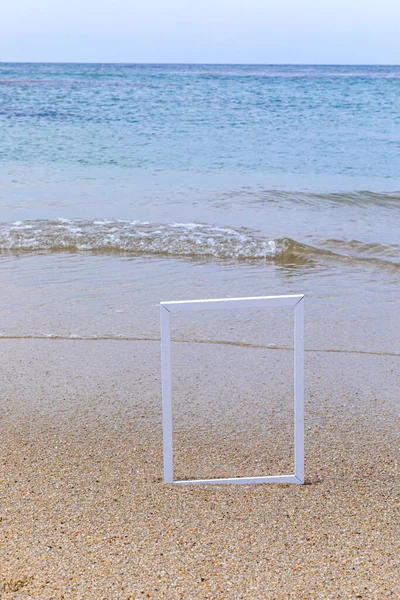 Beautiful Beach Picture Frame — Stock Photo, Image