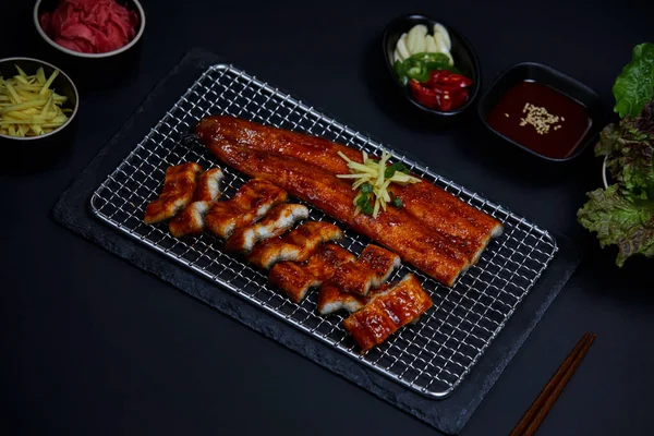 Korean Traditional Food Grilled Eel — Stock Photo, Image