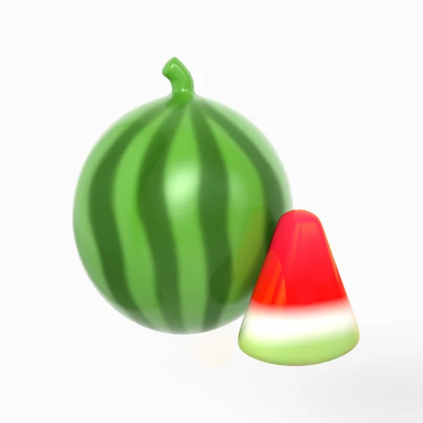 Zomer Item Watermeloen — Stockfoto