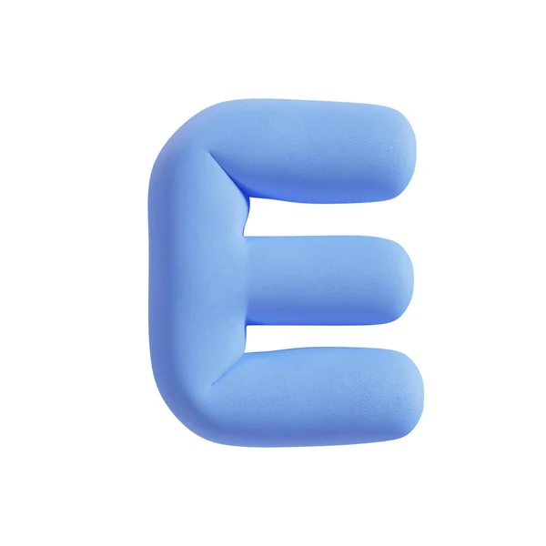 Alphabet Fluffy Cushioned Design — Stock Photo, Image