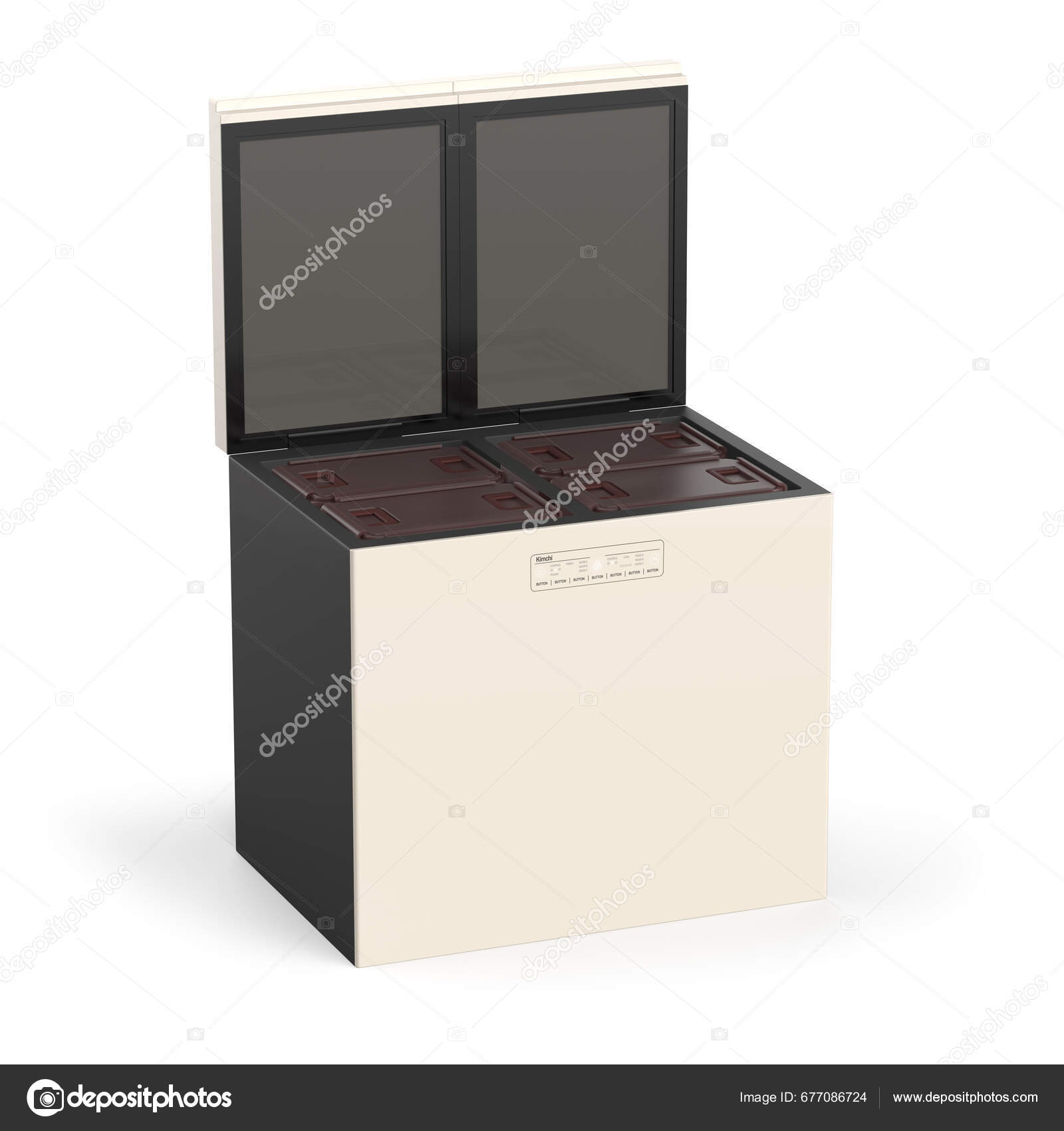 Graphic Concept Kimchi Refrigerators Refriger Korean Traditional Dish