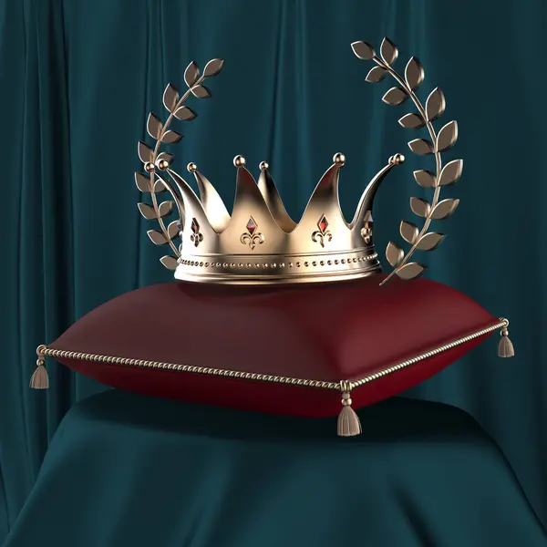 Graphic Concept Award Crown — Stock Photo, Image