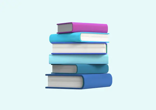 Books Stacked Books Graphics Object Image — Stock Photo, Image
