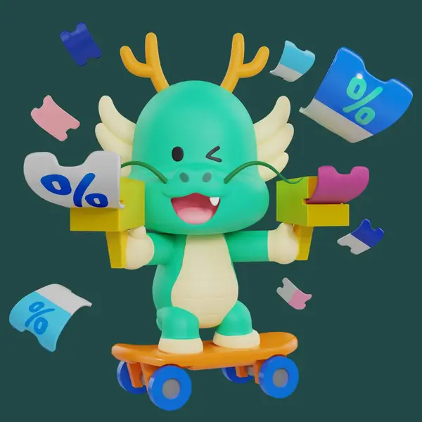 Symbol Draka Roku 2024 — Stock Fotografie © submission@bbtree.co.kr ...