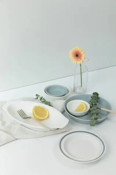 tableware styling photo image with vase