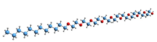 Imagen Fórmula Esquelética Polidocanol Estructura Química Molecular Anestésico Local Antipruriginoso —  Fotos de Stock