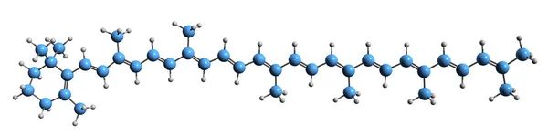 Imagen Fórmula Esquelética Torulene Estructura Química Molecular Del Carotenoide Hidrocarburo — Foto de Stock