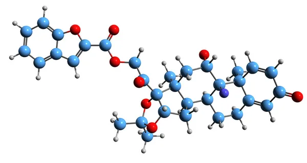 삼성전자 배경에 코르티코스테로이드 합성의 — 스톡 사진