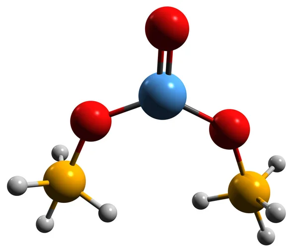 Εικόνα Του Σκελετικού Τύπου Ανθρακικού Αμμωνίου Μοριακή Χημική Δομή Του — Φωτογραφία Αρχείου
