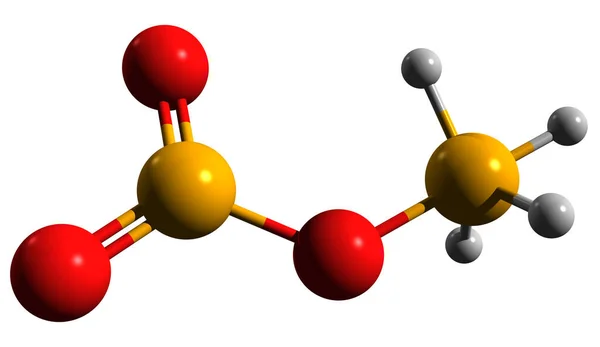 Abbildung Der Ammoniumnitrat Skelettformel Molekulare Chemische Struktur Von Hochstickstoffdünger Isoliert — Stockfoto