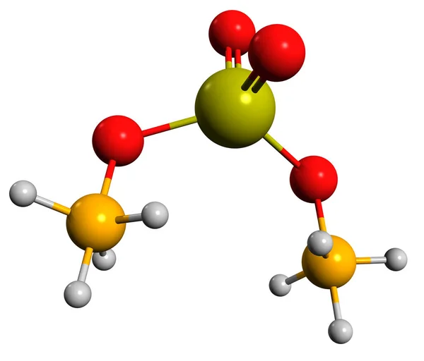 Image Ammonium Sulfate Skeletal Formula Molecular Chemical Structure Inorganic Salt — Stock Photo, Image