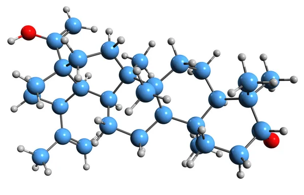 리니산 공식의 백색광에서 Pentacyclic Triterpenoid — 스톡 사진