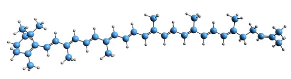 Imagen Fórmula Esquelética Gamma Caroteno Estructura Química Molecular Del Carotenoide —  Fotos de Stock