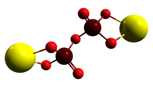 Aufnahme Der Dicalciumdiphosphat Skelettformel Molekularchemische Struktur Des Lebensmittelzusatzstoffs 540 Isoliert — Stockfoto