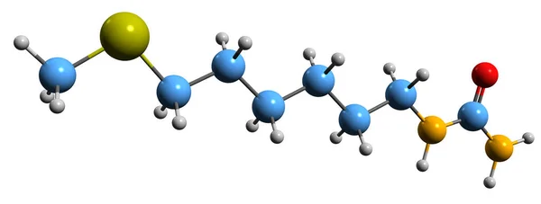 백색광에서 분리되어 알칼로이드의 다이토 공식의 — 스톡 사진