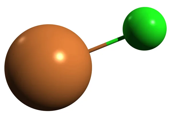 Imagem Fórmula Esquelética Cloreto Potássio Estrutura Química Molecular Muriate Potássio — Fotografia de Stock