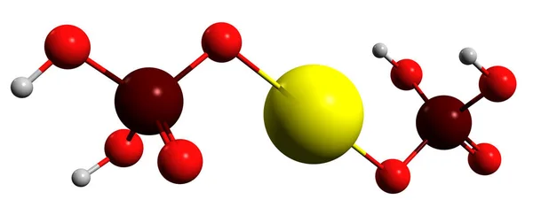 Citra Dari Rumus Kerangka Kalsium Fosfat Struktur Kimia Molekul Monokalsium — Stok Foto