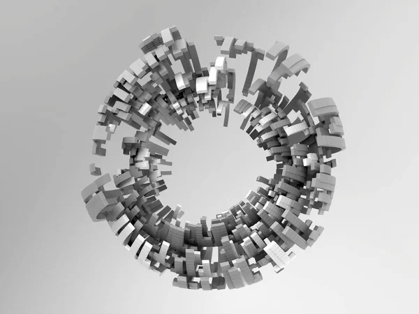 Construction Boule Flacky Image Concept Avec Boule Symbole Graphique Abstrait — Photo