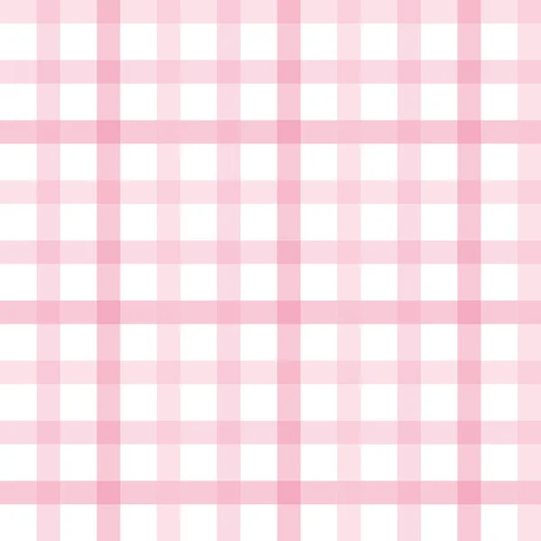 하얗고 분홍색 줄무늬는 패턴입니다 배경에 사각형 기하학적 식탁보 직물을 디자인 — 스톡 벡터