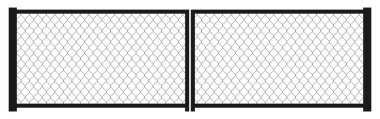 Flat style home fence vector icon for background needs. vector illustration