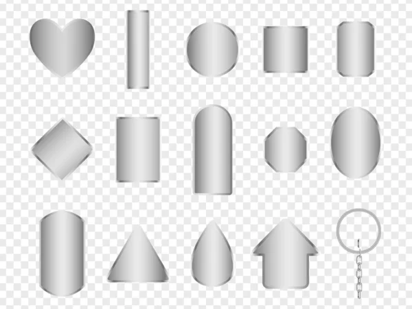 Gerçekçi Metalik Anahtarlık şekil koleksiyonu