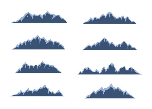 Bir kar dağı alp taşıyıcı koleksiyonu