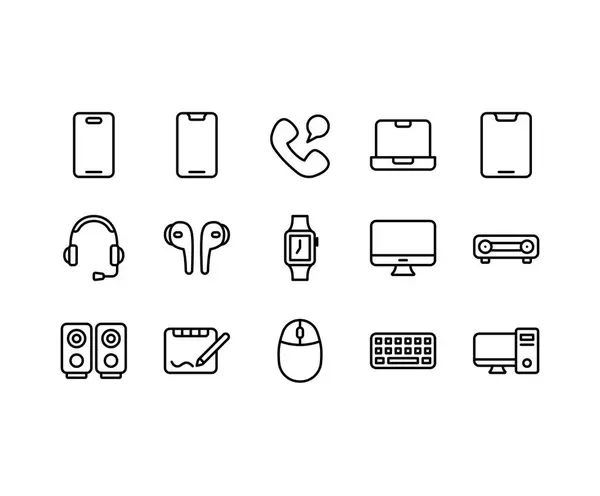 Tam vektör içeren araçlar ve elektronik simgeler, bir uygulama veya web sitesi yapmak gibi herhangi bir amaç için kullanılabilir.