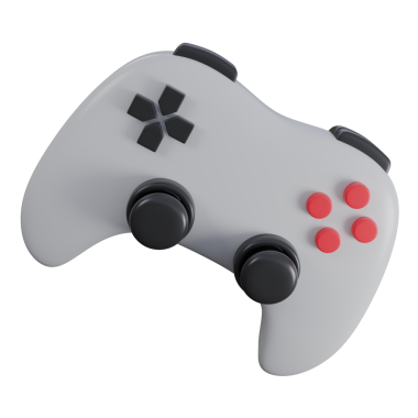 Oyun platformunun 3 boyutlu çizimi, joystick 3 boyutlu elementler, görüntüleme. Herhangi bir amaç için kullanılabilir..